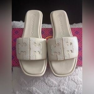 Tory Burch double sport slide